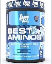 BPI Sports Best Aminos - BCAA Powder Post Workout & Glutamine Arctic Ice 8.82oz