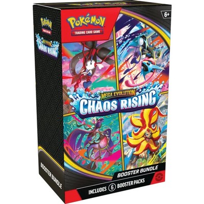 Pokemon Pokmon TCG Mega Evolution Chaos Rising Booster Bundle (SEALED) BRAND NEW