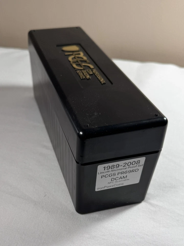 1989 - 2008 S Proof Graded PCGS PR69RD DCam Lincoln Cent Penny 20 Coin Set NFC - Image 2 of 4