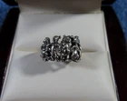 Vintage Disney Winnie the Pooh and Friends Sterling Silver 925 Ring Size 8 Rare