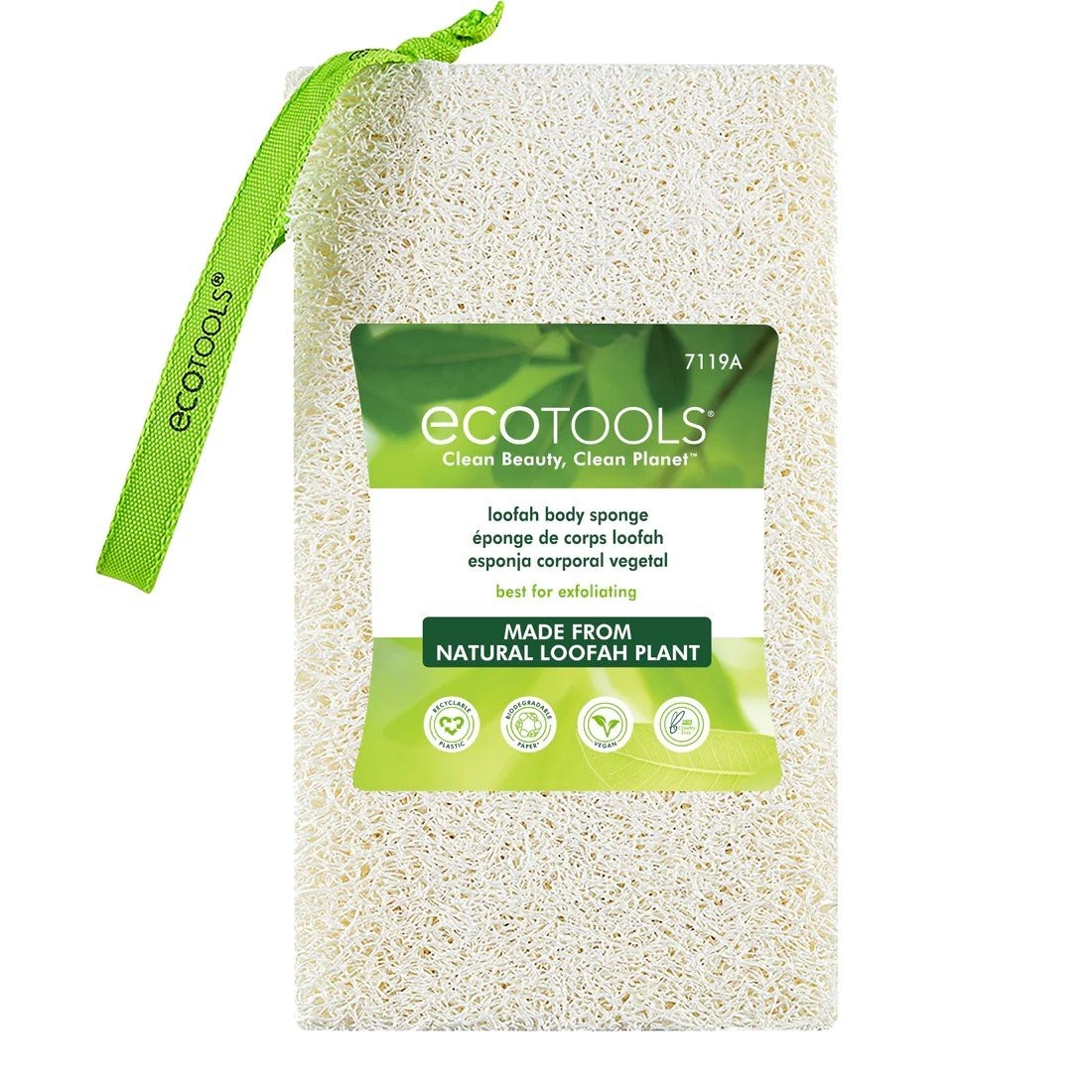 Губка для тела EcoTools Loofah 1 упаковка 2190₽