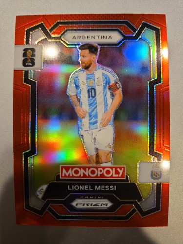 2026 Panini Prizm Monopoly Lionel Messi Red #1 Argentina