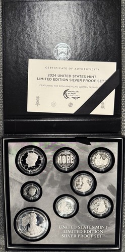 2024 - S Limited Edition Silver Proof Set With Original Box & COA. #C1630 - Picture 14 of 15