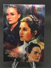 2024 Topps Chrome Star Wars Galaxy The Legacy  47 Leia - Rey - Jakku