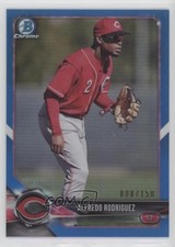 2018 Bowman Chrome Prospects Blue Refractor 8/150 Alfredo Rodriguez #BCP26 0i21