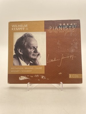 Wilhelm Kempff - Great Pianists of the 20th Century 2 CD Set Beethoven Brahms