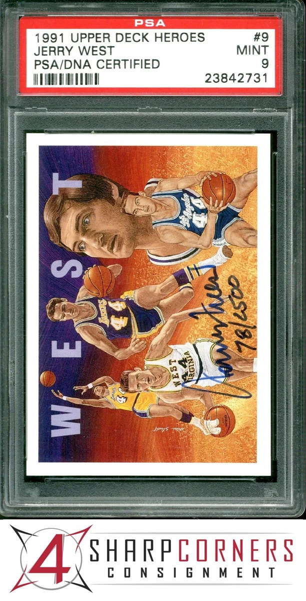 その他 Jerry West Auto upper deck JERRY WEST - 1991-92 UPPER DECK Basketball Hero's #3 of 9 HOF | eBay