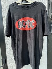 AC/DC T Shirt XL Black Rock Band Tee Official Vintage Style Graphic Print Cotton