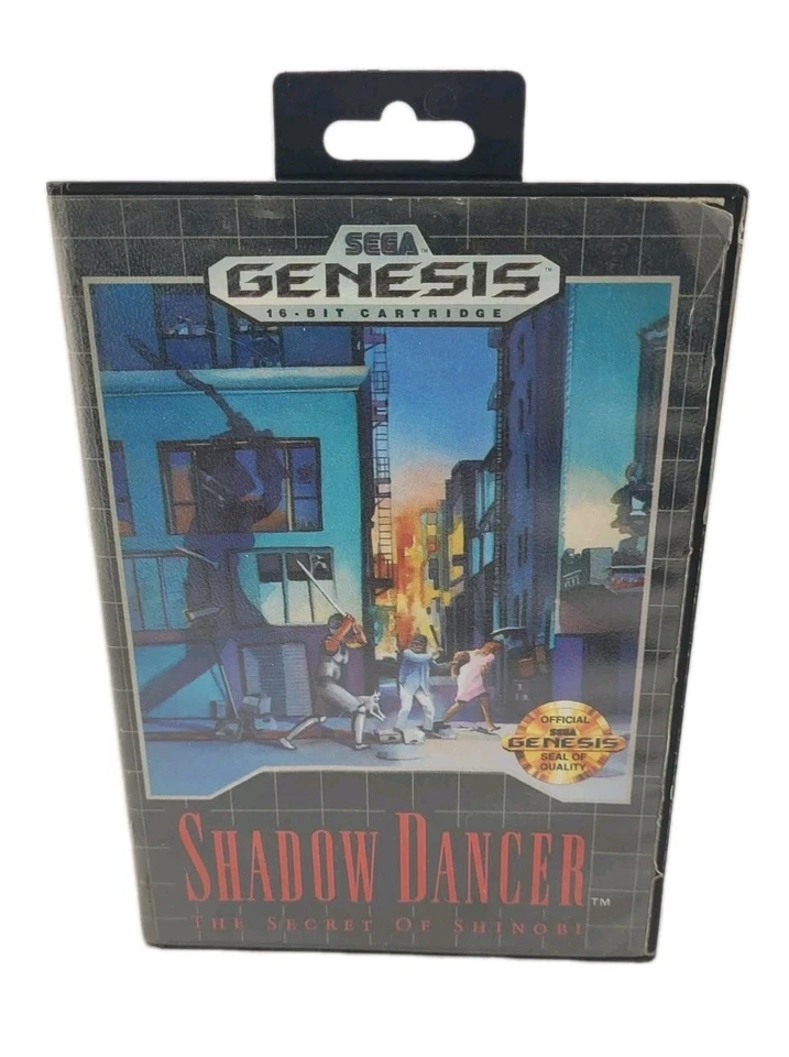 Shadow Dancer The Secret of Shinobi Sega Genesis 1990 CIB Complete w/ Manual - Image 2 of 4