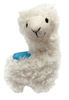 AumüLler Katzenspielzeug Lama Luigi Mit Baldrian 17 Cm Weiß Katzenspielzeug