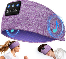 Wireless Bluetooth 5.4 Sleep Headband Headphones for Side Sleeper Bluetooth He