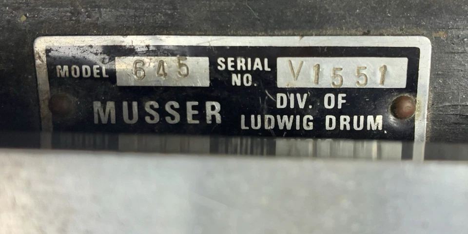 MUSSER MODEL 645 XYLOPHONE IN PLAYING CONDITION V1551 - Image 2 of 4
