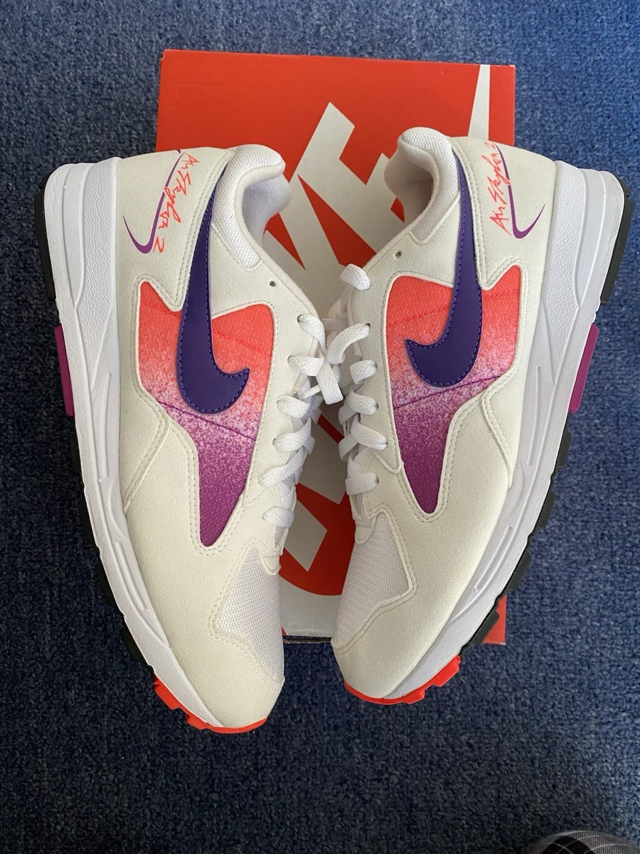 Nike Air Skylon 2 Low Top Shoes Mens 10.5 Solar Red Cream White Purple Pink Nike Air Skylon 2 Court Purple for Sale | Authenticity  main image 3