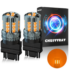 3157 3156 4157 Amber 3000k Led Turn Signal Parking Light Bulbs Error Free