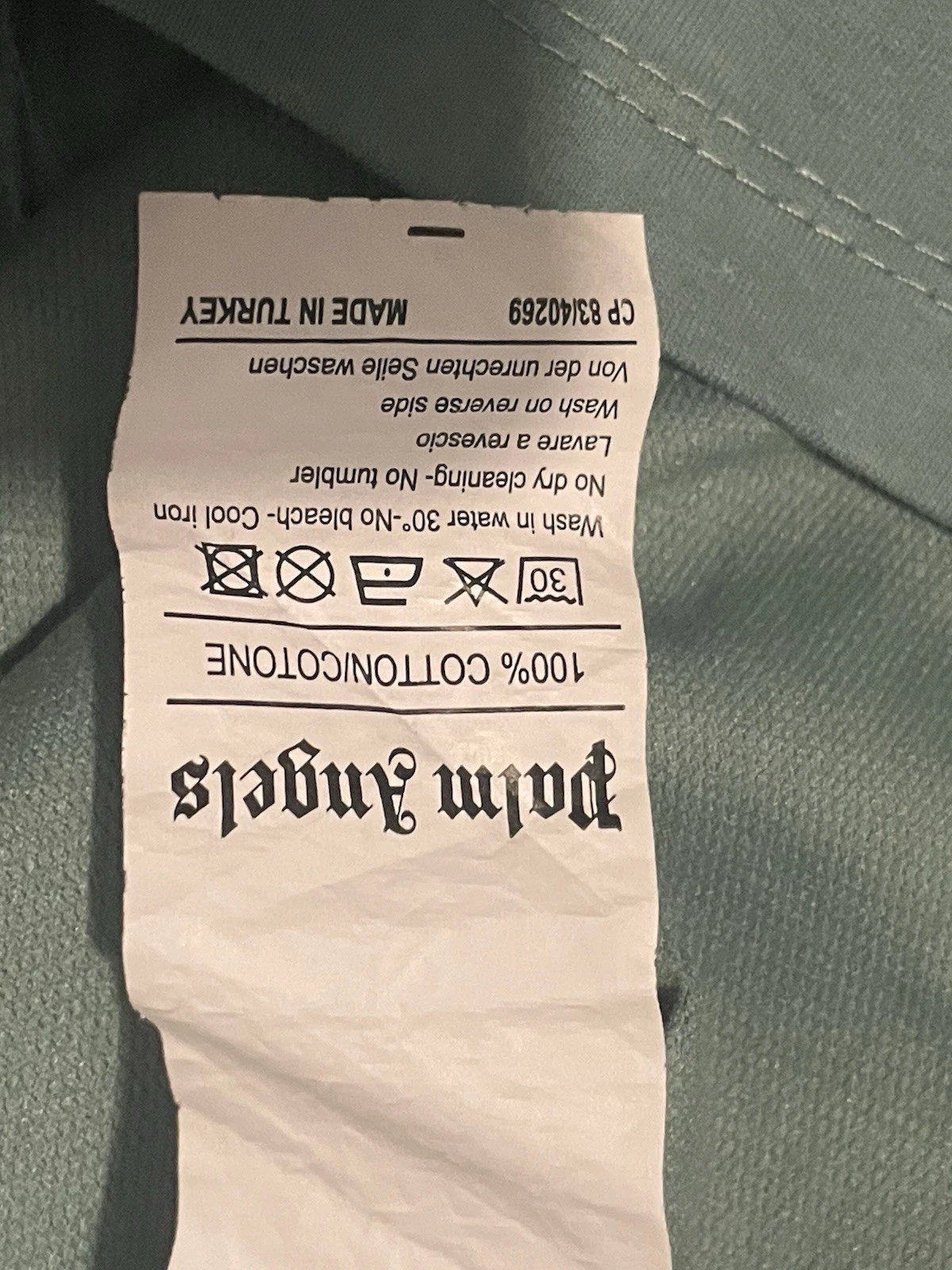 Vestito maglione donna verde Palm Angels taglia M