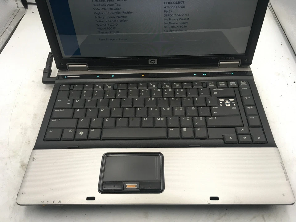 HP COMPAQ 6535B - FOR PARTS/BIOS LOCK - AMD ATHLON X2 - 2GB RAM - NO OS -READ-BB - Image 3 of 4