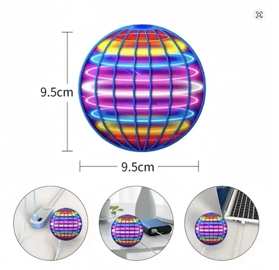 Palla Volante Boomerang Flyorb LED Drone Hover Ball - Image 3 of 4