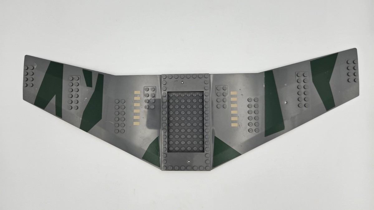 Lego Wing 56x20 (54093) 1-01 plane wings camo gray jet base 8B52 +