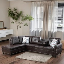 L-Shaped Sectional Sofa, Modern Sectional Couches Home Sofas for Living Room ...