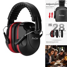 ProCase Hearing Protection Ear Muffs SNR 33dB Noise Cancelling