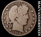 1912-D Barber Half Dollar- Silver- Scarce Better Date- No Reserve #K2886