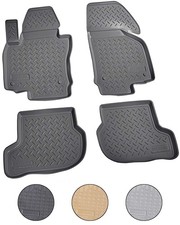 3D Gummi Fussmatten für VW Jetta V | 1K | BJ 2005-2010 | mit Rand