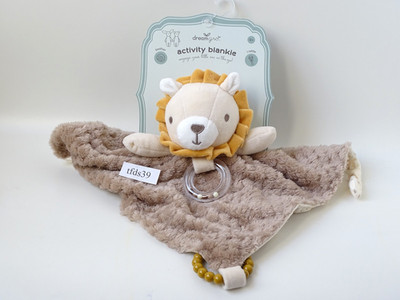 Dreamgro Löwe Lion activity Rassel flauschig Kuscheltuch Schmusetuch (T229)