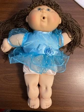 1990 Vintage Cabbage Patch Kids HASBRO Girl Doll Signed 17”