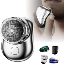 Mini Portable Face Cordless Shavers Rechargeable USB Electric Shaver Wet Dry P