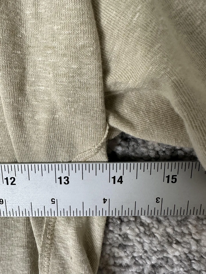 Camisa FP Movement Free People Mujer Pequeña Beige Manga Larga Espalda Abierta 37.5 Foto 2 de 4