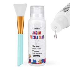 Jigsaw Puzzle Glue With Sponge Head Clear Adhesive For Adults 120ml Crafting