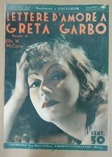 GRETA GARBO LETTERE D'AMORE EXCELSIOR 