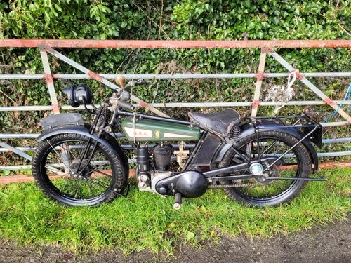 100year old Bsa Flat Tanker Motorcycle With Gas Lights - Picture 1 of 10