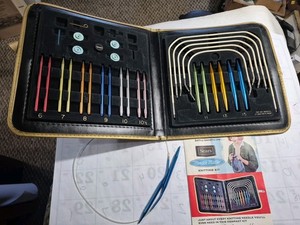 Vintage Sears Needle Master Kit Circular Knitting Needle Kit