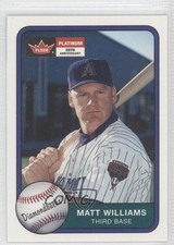 2001 Fleer Platinum Matt Williams #214 7m3