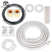 3/8 * 5/8in * 25FT Install Kit For Mini Split Heat Pump Systems Connection Pipe