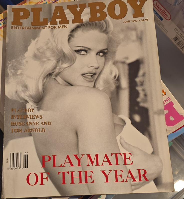 Playboy June 1993 Illustrated Playmate of the Year Roseanne Tom Arnold