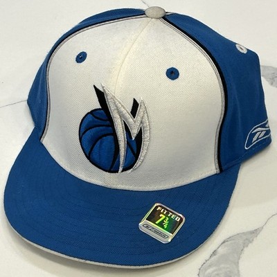 Dallas Mavericks NBA Reebok Two Tone Alternate Fitted Cap Hat Size 7 3/4 Y2K