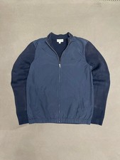 Lacoste Übergangsjacke / Cardigan marineblau blau| Gr.S – Old Money