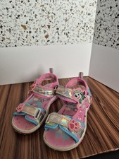 PAW Patrol Skye Everest Girls' Sandals Pink Blue Paw Print Size 9