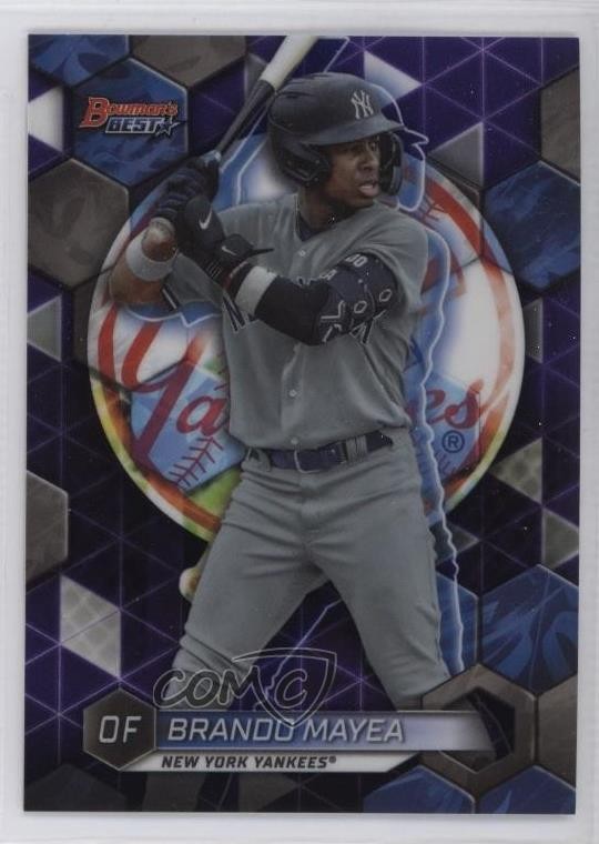 2023 Bowman's Best Top Prospects Purple Refractor /250 Brandon Mayea Brando 1fm2