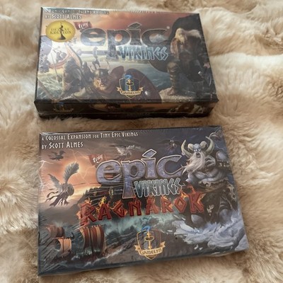 Tiny Epic Vikings DELUXE Kickstarter + Ragnarok Expansion NEU Sealed/NIS KS