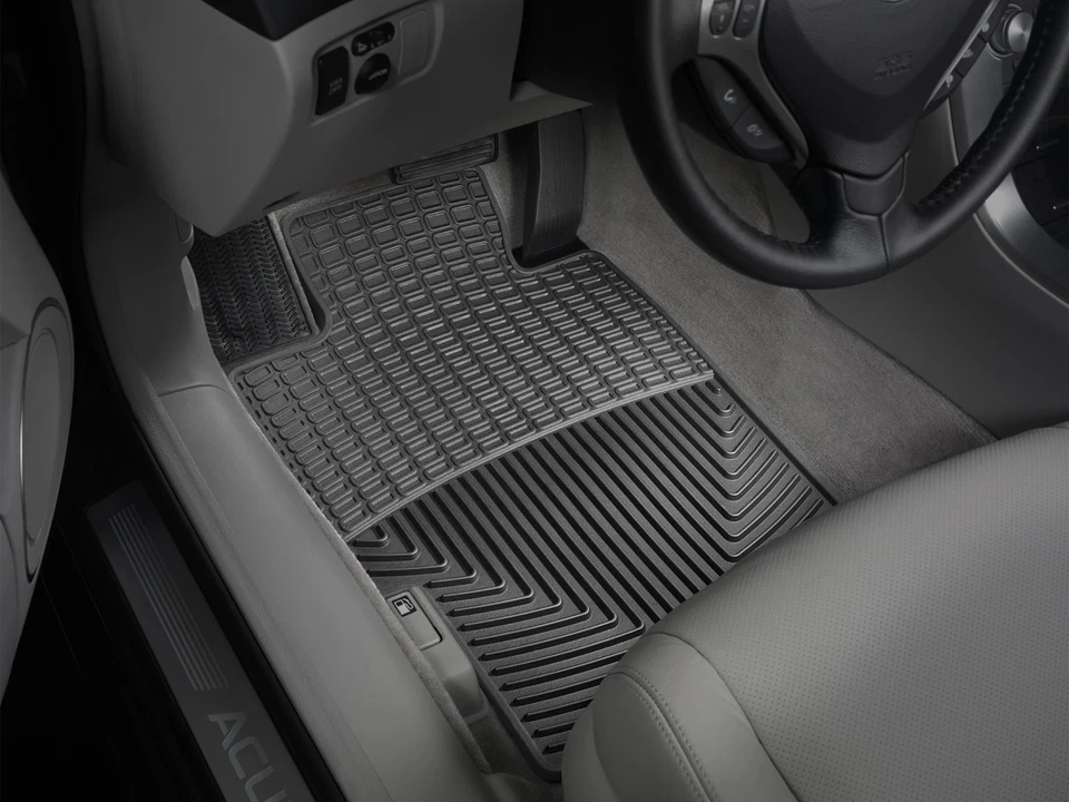 Tapetes de assoalho WeatherTech para todas as condições climáticas 2004-2008 - Acura TL - 1ª linha preto - Imagem 2 de 4