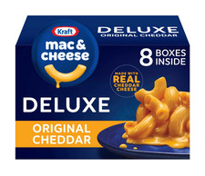 Kraft Deluxe Original Cheddar Macaroni and Cheese Dinner, 14 oz., 8 pk.