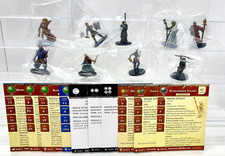 Dungeons  Dragons Miniatures: Hero Lot 9 Models w/ Cards WOTC