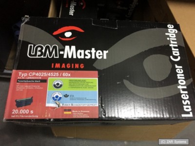 LBM-Master XXL Toner Schwarz wie HP CE260XC, 649X für CP4025/CP4525 für 20.000 S