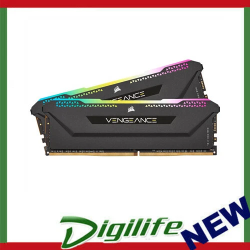 Corsair Vengeance RGB PRO SL 32GB (2x16GB) DDR4 3600Mhz C18 Black Heatspreader