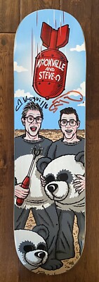 Autographed JOHNNY-O Skateboard Deck SIGNED Johnny Knoxville Steve