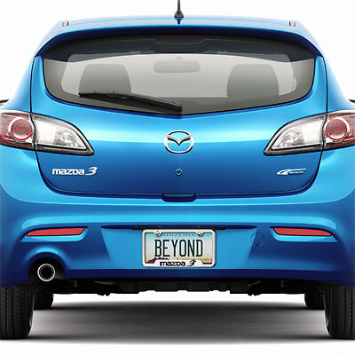 Mazda 3 Brushed Stainless Steel 50 States License Plate Frame - Picture 3 of 4