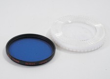 NIKON FILTER, 52MM B12 BLUE, WITH PLASTIC CASE/222675